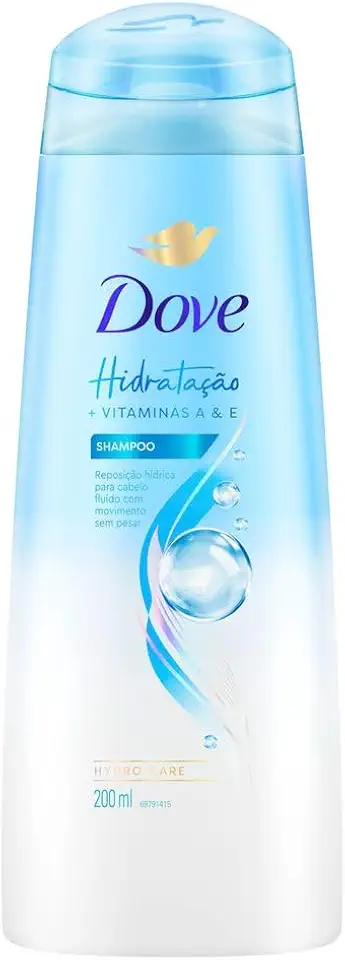 Dove Shampoo Uso Diário 200Ml Hidratação Intensa Oxigênio Unit