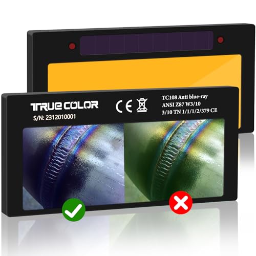 Lente para soldar auto oscurecible sombra 10 miniatura 1