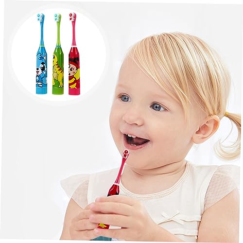 Beavorty 1satz Junge Mädchen Elektrische Zahnbürsten Schallzahnbürsten Mit Dinosaurier Und Biene Effiziente Weiche Borsten Tragbar Und Leicht Für Junge Mädchen Ab Jahren – Bild 8