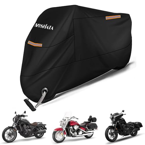 MOSFiATA Waterproof Motorcycle Cover,Motorbike Cover 210D Thickned...