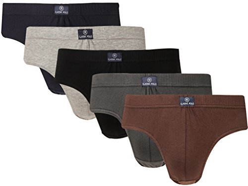 Image of Classic Polo Men's Cotton Briefs - Pack of 5