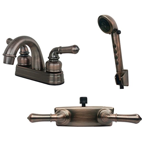 Builders Shoppe 2001BZ/3220BZ/4120BZ RV Bathroom and Shower Faucet with Matching