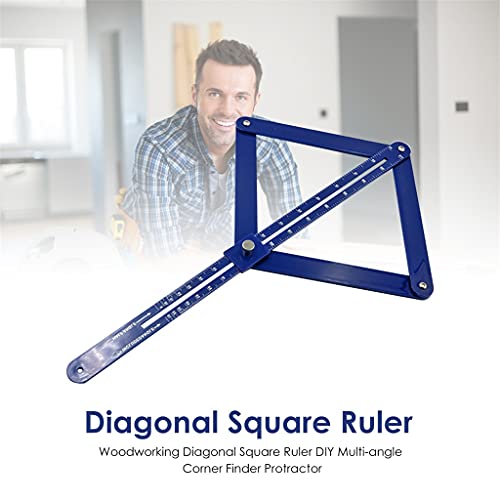 Buscador de ángulos multiángulo madera 380mm miniatura 3