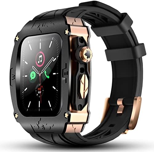 Amazon.co.jp: 高級メタルケース Apple Watch 9 8 7 45mm 6 SE 44mm 