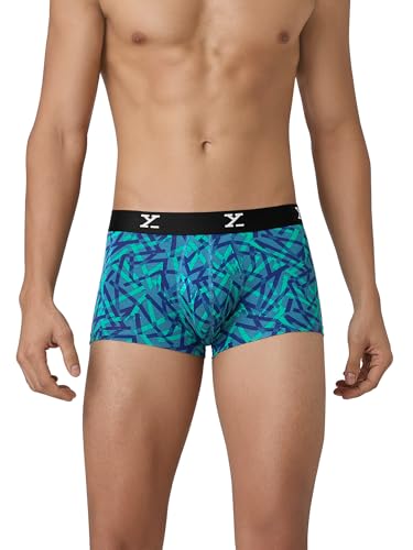 Image of XYXX Men's CloudSoft Modal Printed Trunks| Snug Fit, 4-Way Stretch & No-Marks Waistband Underwear for Man