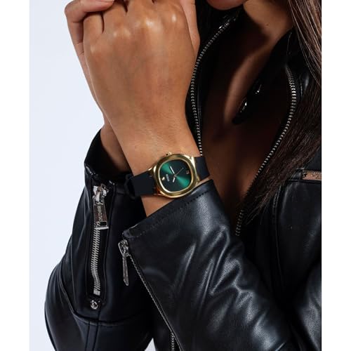 GUESS green silicone strap luxury watch – image 2