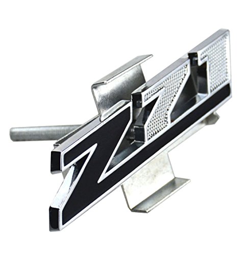 Aimoll 1Pc Grille (Small) Z71 Emblem Badge For Silverado 2500Hd 3500Hd Sierra Tahoe (Chrome Black) #TOP10