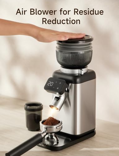 Moulin a cafe electrique pour espresso et moka chaque matin