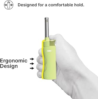 MK Candle Lighter, Butane Refillable Wind-Resistant Flame, 4-Pack for BBQ, Camping, Outdoor Use(Harmony-4PC)