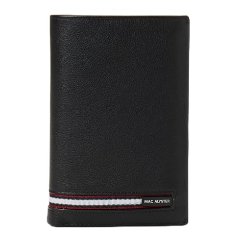 Portefeuille 2 volets noir pour femme au style décontracté