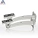 Auto Safety Aluminium Universal Indoor Outdoor Wall Ceiling Mount CCTV Security Camera Rotary Mounting Bracket Part of Two White