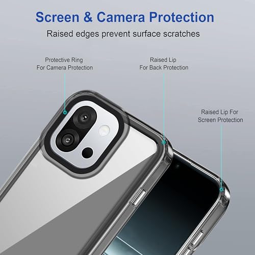 Image of Zapcase Back Case Cover for OnePlus 13s | Compatible for OnePlus 13s Back Cover | Case Cover with Camera Protection | (TPU + PC | Translucent Black)