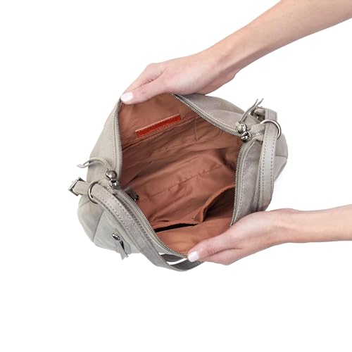 Image of HOBO Merrin Leather Bucket Backpack Convertible to Shoulder Bag for Women