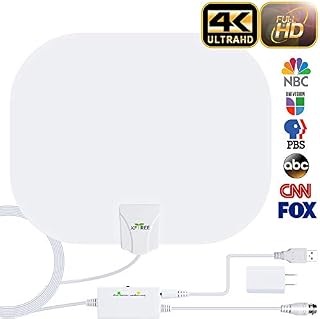 HDTV Antenna, 2020 New Indoor Digital HDTV Antenna,130+ Miles Range with Amplifier Signal