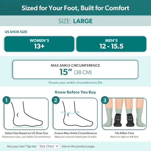 Image of BraceAbility Plantar Fasciitis Night Splint Sock - Plantar Fascia Boot for Sleeping, Achilles Tendonitis Relief, Foot Drop, Heel Pain - Planter Facetious Brace for Women and Men - Navy (L)