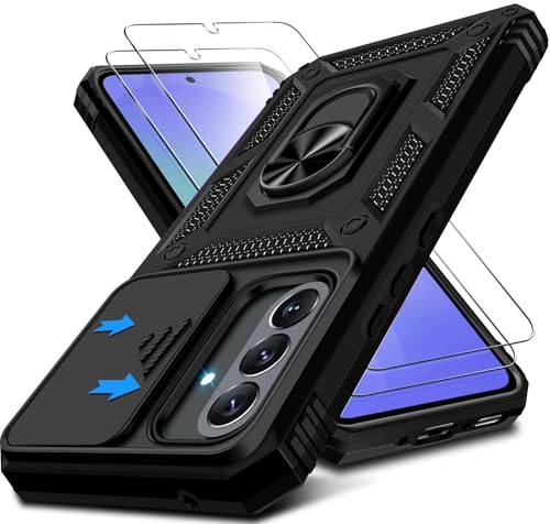 Kameraschutz Handyhülle für Samsung Galaxy Hülle mit schutzfolie*2