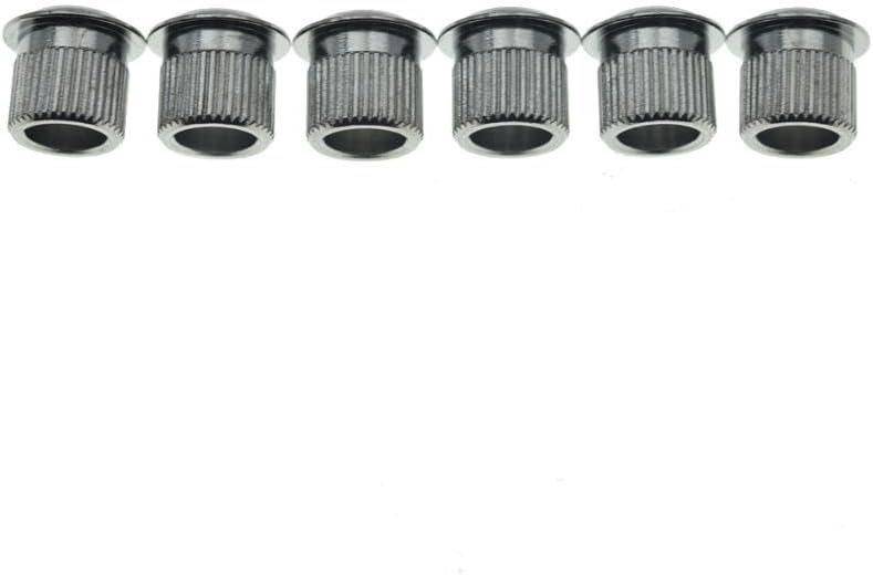 KAISH Premium Brass Vintage Size Guitar Tuner Bushings 1/4" Vintage Tuning Keys Tuning Machines Ferrules for vintage ST/TL/LP guitars Brass 6.5mm(I.D.)* 8.8mm(O.D.) Chrome image 4
