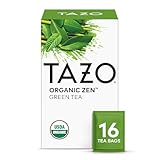 TAZO Organic Zen Green Tea, Caffeinated Tea with Refreshing Lemongrass &...