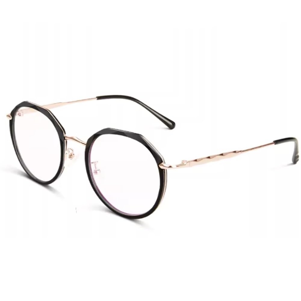 NILZA Rund Lesesonnenbrille Multifokale Lesebrille Progressive Sonnenbrille Große Gläser Sonnenleser Lesehilfe Brillen UV Schutz (Color : Black, Size : 3.5X)
