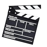 Si eres un cinéfilo, un aspirante a director o simplemente necesitas un accesorio para tu próxima fiesta de cine, este badajo de pizarra es perfecto para ti.
