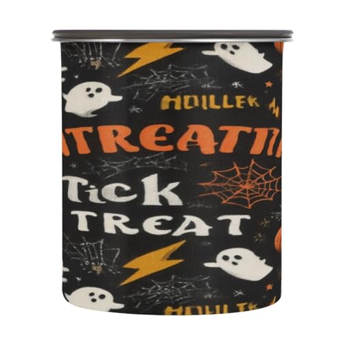Frasco hermético de acero inoxidable 900ml diseño Halloween