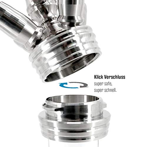 CYBORG Shisha Edelstahl King of Steel Bozz Komplettset – Bild 6