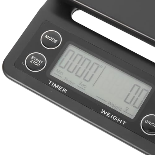 Báscula de cocina compacta SHINEOFI para evitar errores al pesar café y alimentos 7