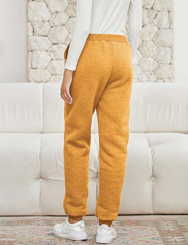 Image of Yeokou Women's Warm Sherpa Lined Athletic Sweatpants Joggers Fleece Pants