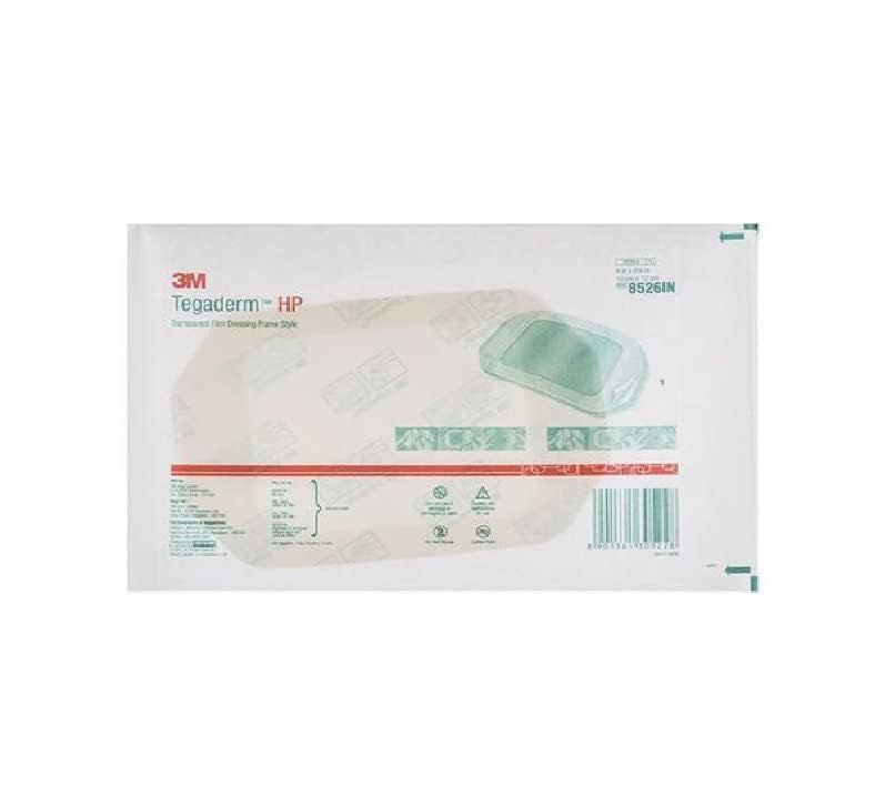 Batch New Skin-Friendly Adhesive Tegadem 8526 IN Transparent Film Dressing, Waterproof & Sterile Wound Protection, 10cm x 12cm (Pack of 15)