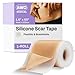 AWD Medical 100% Soft Silicone Gel Tape (1.6" x 60") Highly Comfortable Painless| 6-8 Month Supply| Acne Scar Treatment| C Section| Keloid| Surgery| Premium Hospital Medical Grade (1.6" x 60")