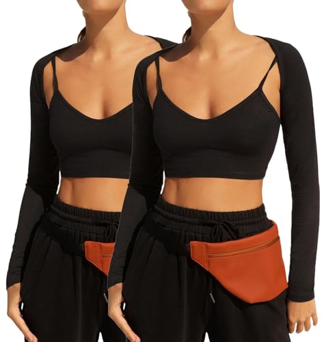 Image of Verdusa Women's Long Sleeve Open Front Bolero Shrug Crop Top Cardigan