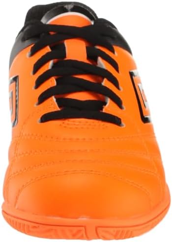 Umbro Boy's Classico XI IC Jr. Soccer Indoor Shoe, Orange/Black/White, 1 Little Kid | Image 1