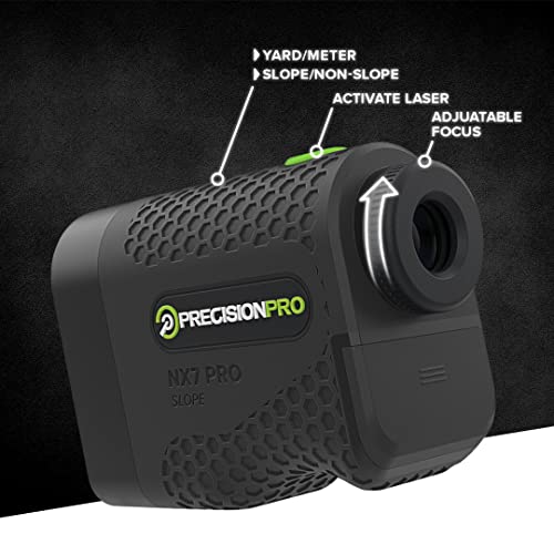 Precision-Pro-Telemetro-de-golf-NX7-con-pendiente-buscador-de-rango-de-golf-laser-rango-de-600-yardas-bloqueo-de-bandera-con-vibracion-de-pulso-aumento-6X-funda-el-accesorio-perfecto-para-el-buscador-