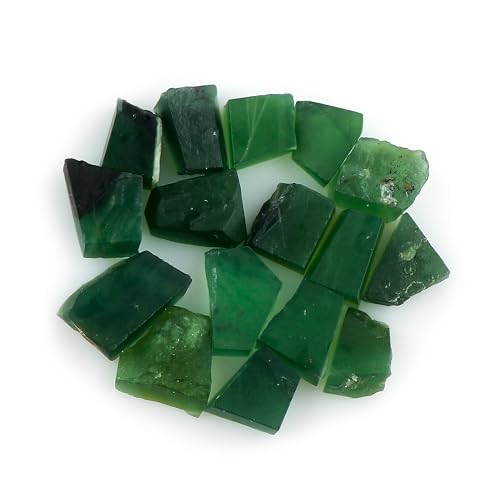 CRYSTALIS 100cts Natural Serpentine Raw Crystals, Loose