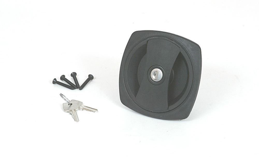 640 Front with Standard Barrel & Keys Caravan Door Lock