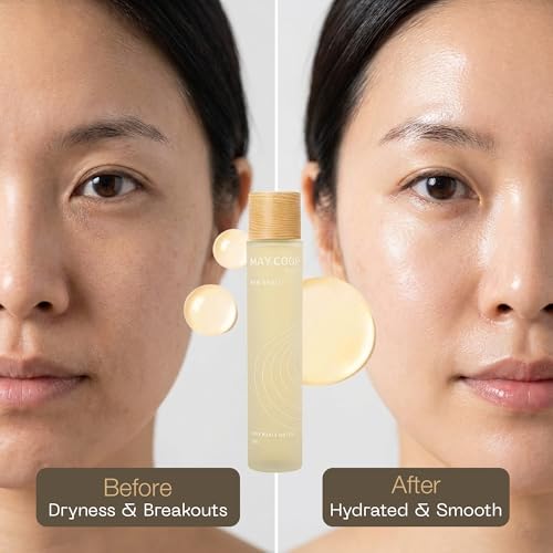 May Coop Raw Sauce Moisture Essence Toner | Hydrating Face Toner | Rice Toner for Dry, Sensitive & Acne-Prone Skin | Pore Refining Korean Skincare with Centella & Birch Sap 5.07 fl oz