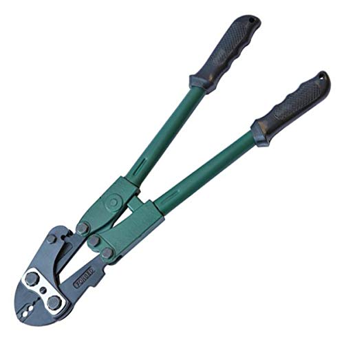 70% Off Discount Muzata Wire Rope Crimping Tool 18 inch Hand Swager Crimper for 1/16" 3/32" 1/8" 3/16 wire rope，CT04