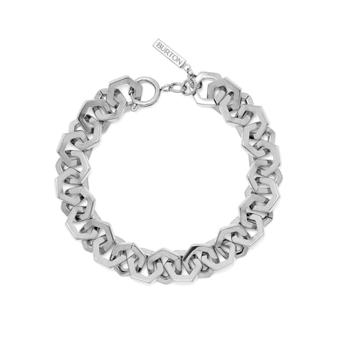 Olivia Burton Women's HONEYCOMB LINK Collection Chain Bracelet in Stainless Steel - 24100090