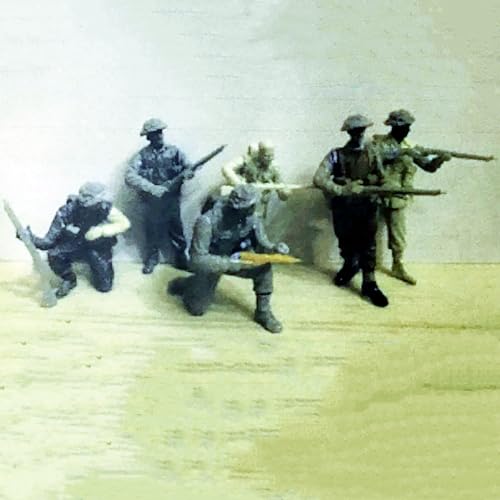 Soldat Britannique 1/35 maquette résine 6 hommes à peindre pour diorama de la WW2 9c7E-8