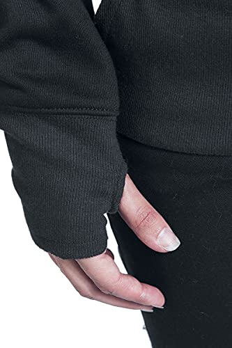 Black Premium by EMP Donna Felpa Nera con