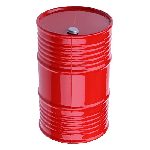 Hobbypark 1:10 RC Rock Crawler Decorative Accessories Plastic Oil Drum Container for Axial SCX10 Traxxas TRX-4 Trx4 Redcat Everest Gen7 Pro Tamiya CC01 RC4WD D90 D110 TF2 Truck Car Decor Parts