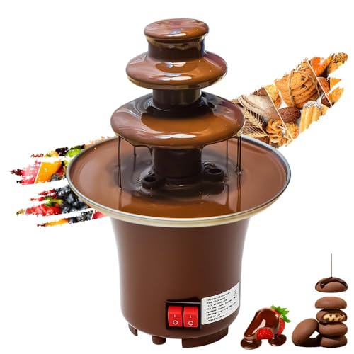 Recopilación de Chocolate para Fuente Walmart - 5 favoritos. 44 Fuente de Fondue de Chocolate, Mini Fuente de Chocolate, Fuente de Chocolate de 3 Niveles, Máquina Fuente para Queso, Acero Inoxidable Fuente de Fondue Chocolatem, Máquina de...