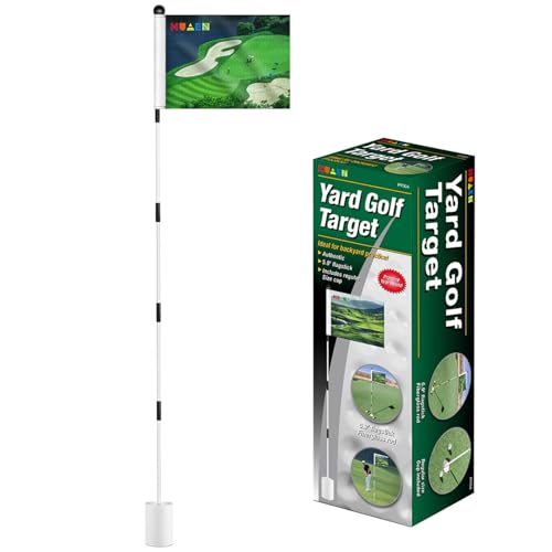 Shinsto Sturdy Golf Green Marker Flagstick PracHeavy Duty Golf Flagstick Regulation Green Accessory Secure Hole Cup 71 Inch 180CM Measurement Type B One Size