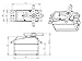 ZOSKAY Baja servo 60kg SSG HV Digital DS5160 Servo for 1/5 Redcat HPI Baja 5B SS RC Car Compatible SAVOX-0236 LOSI XL 5T (Control Angle 270°)