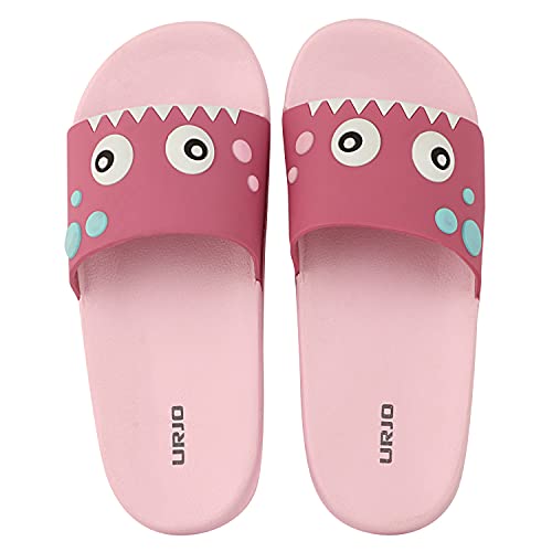 Image of URJO Kids's Sliders /Slippers Lightweight Super Flexible Arch Support Durable Anti Skid & Stylish Dailywear Sliders /Slippers for Boy's & Girl's