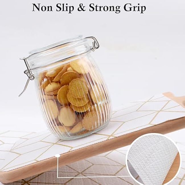 Shelf Liner for Cabinets Non Adhesive15 Inch Wide X 20 Ft Kitchen Drawer Liners for Shelves Non Slip Waterproof Strong Grip Mat for Closet Bathroom Pantry Cupboard Refrigerator