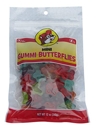 Mini mariposas gomosas en bolsa resellable 12 onzas miniatura 1