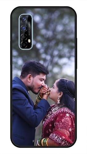 Image of NDCOM for Customised Realme 7 / Narzo 20 Pro /Narzo 30 Back Cover | Back Cover Realme 7 | Slim Narzo 20 Pro Case DIY Personalised Photo Design | Customized Gift Custom Text Name Printed Metal Case