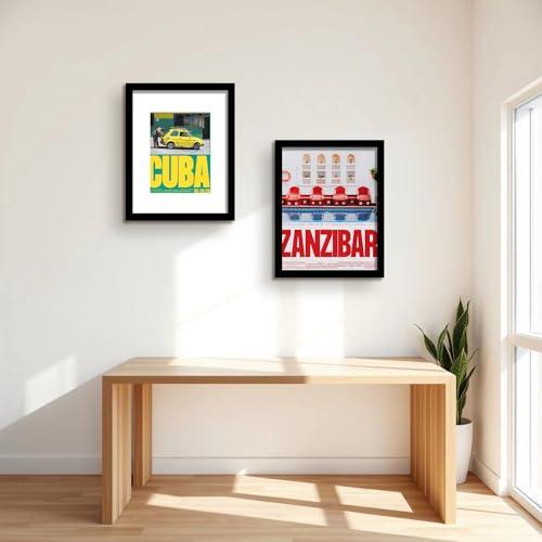 Image of LUCKYLIFE 18x24 Frame in Black, Gallery Frame for Wall Mounting, 2 Pack
