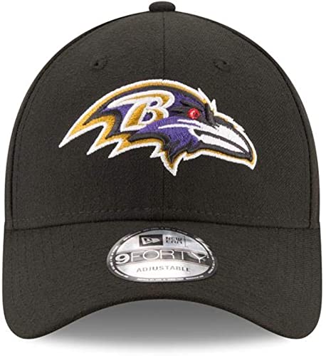 New Era Youth NFL The League 9Forty Adjustable Hat Cap One Size Fits All (Baltimore Ravens Black) - Image 2